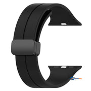 42mm 44mm 45m 49mm Ultra Ultra 2 Apple Watch Band Magnetic D-buckle Silicone Sport Strap Replacement Wrist Band for Apple Series 11/10/9/8/Ultra/7/SE/6/5/4/3/2/1, Women Men iWatch Bands