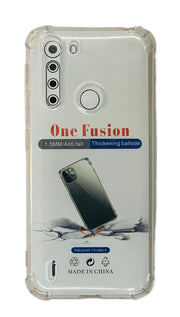 Motorola One Fusion Clear Anti Shock Jelly Case – crystal clear transparent back