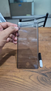 Fingerprint working UV Glue Privacy Glass Screen Protector for Vivo V50 UV Glue PEEP ANTI-SPY 3D EDGE