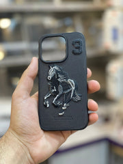 Polo series Embroided Leather cover For 15 Back Cover