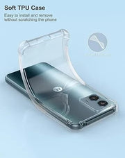 Motorola Moto G24 / G24 Power / G04 / G04S / E14 Thin Crystal Clear TPU Case – scratch protection