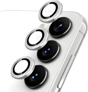 Cream Color lens for Samsung Galaxy S23 Fe Back Camera Lens Protector Cream Silver