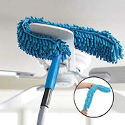 Flexible Microfiber Cleaning Duster Brush| Feather Magic Dust Cleaner with Extendable Rod Multipurpose for Ceiling Fan Home Office Car Cleaning Tools