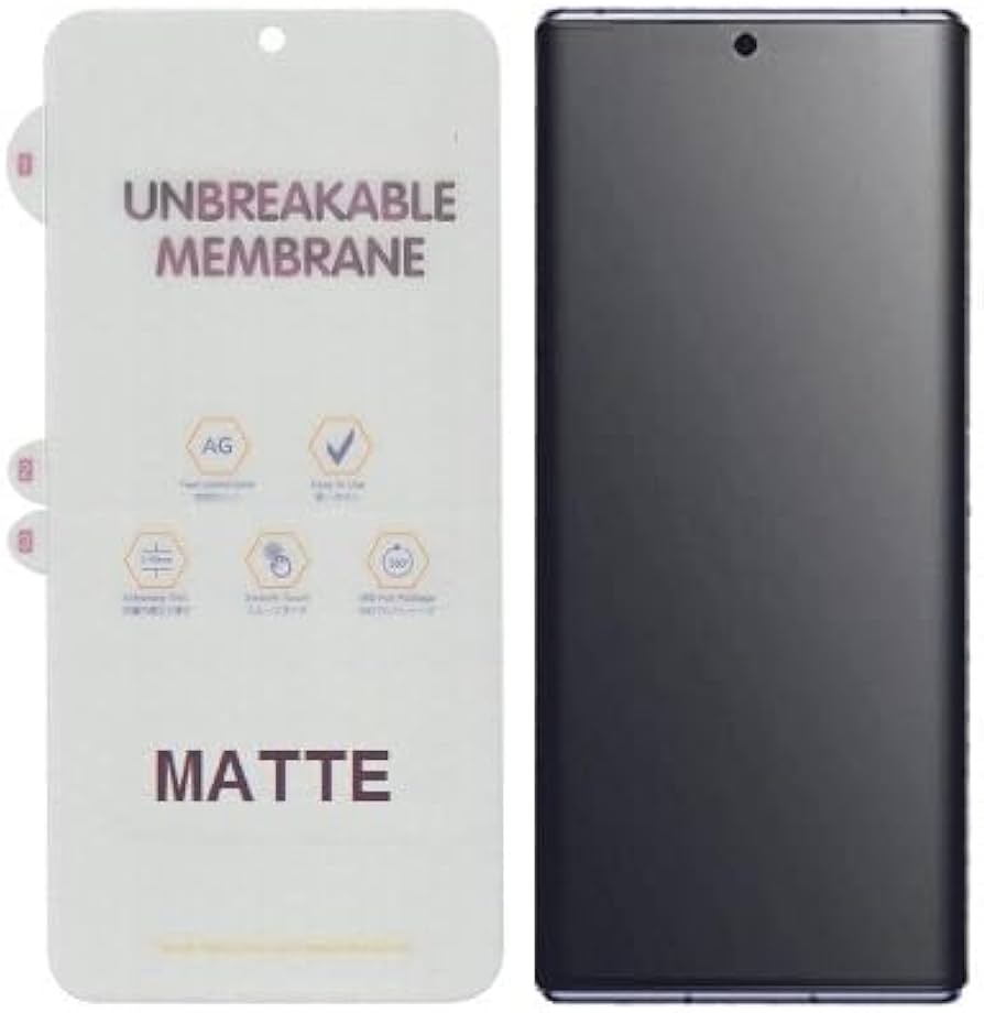 Unbreakable Front Matte Protector for SPARK 20 PRO PLUS Camon 30s CAMON 40 PRO Vivo V27 Vivo V29 Vivo V29e Vivo V30 Vivo V30 Pro Vivo V30e Vivo V40 Vivo V40 Pro Vivo V40e Vivo Y100 Vivo Y200 Infinix Zero 30 Zero 40 Note 40 Pro Hot 50 Pro Plus
