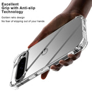 Google Pixel 10 Pro Clear Shockproof TPU Bumper Case – drop protection