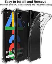 Google Pixel 4A 4G Clear Anti Shock TPU Bumper Case – soft flexible TPU