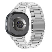 Samsung Galaxy Watch 8 Steel Strap Classic Silver - Rear View