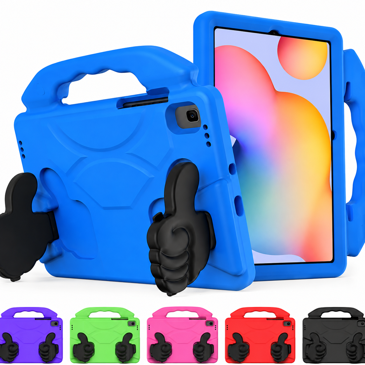Thumbs Up Kids Case Blue with Stand