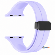 42mm 44mm 45m 49mm Ultra Ultra 2 Apple Watch Band Magnetic D-buckle Silicone Sport Strap Replacement Wrist Band for Apple Series 11/10/9/8/Ultra/7/SE/6/5/4/3/2/1, Women Men iWatch Bands