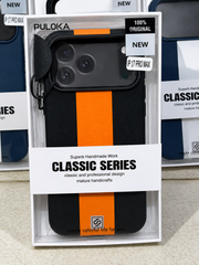 Caseit Premium Stripe Leather iPhone Case