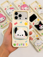 Cute 3D Kawaii Cartoon Silicone Phone Case