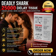 Deadly Shark 25000 Long Lasting Tissue