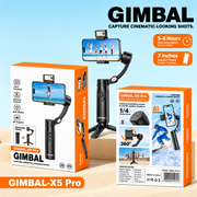 PLOKAMA Gimbal-X5 Pro 3-axis phone gimbal stabilizer