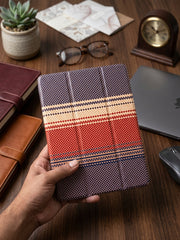 PITAKA printed Book cover for Apple iPad 10th Generation 10.9 inch 11th Generation 11 inch A16 Smart case with pen holder space