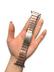 Binkson stainless steel chain strap for Apple Watch 44mm 45mm 46mm 49mm - image 4