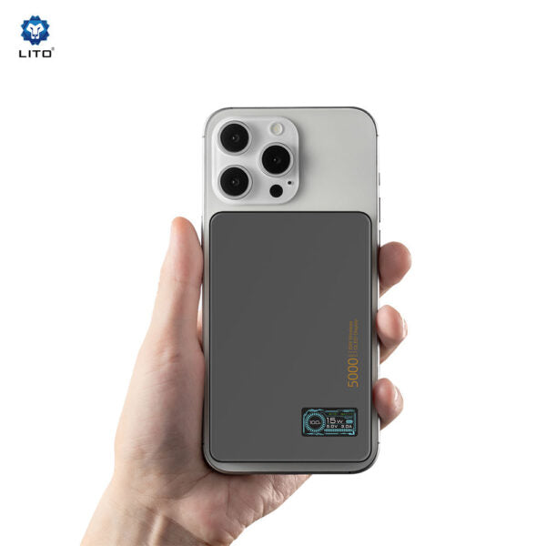 LITO LP07 15W Magnetic 5000mAh Power Bank