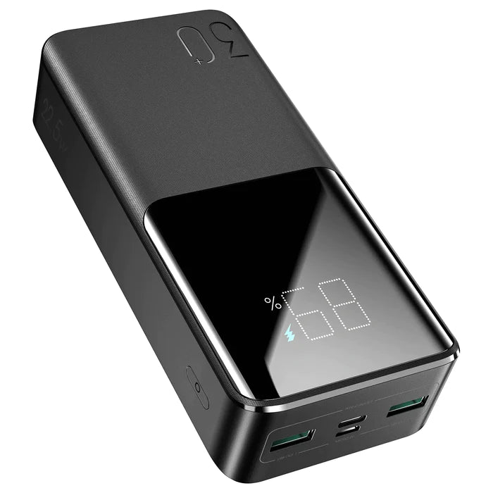 Joyroom JR-QP193 22.5W Digital Display Power Bank 30000mAh - Black