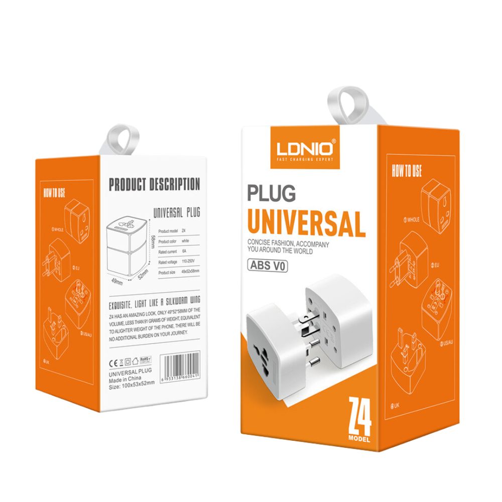 LDNIO Z4 Universal Travel Adapter Plug