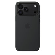 iPhone 18 Pro Max Silicone Case with MagSafe in Black - back exterior