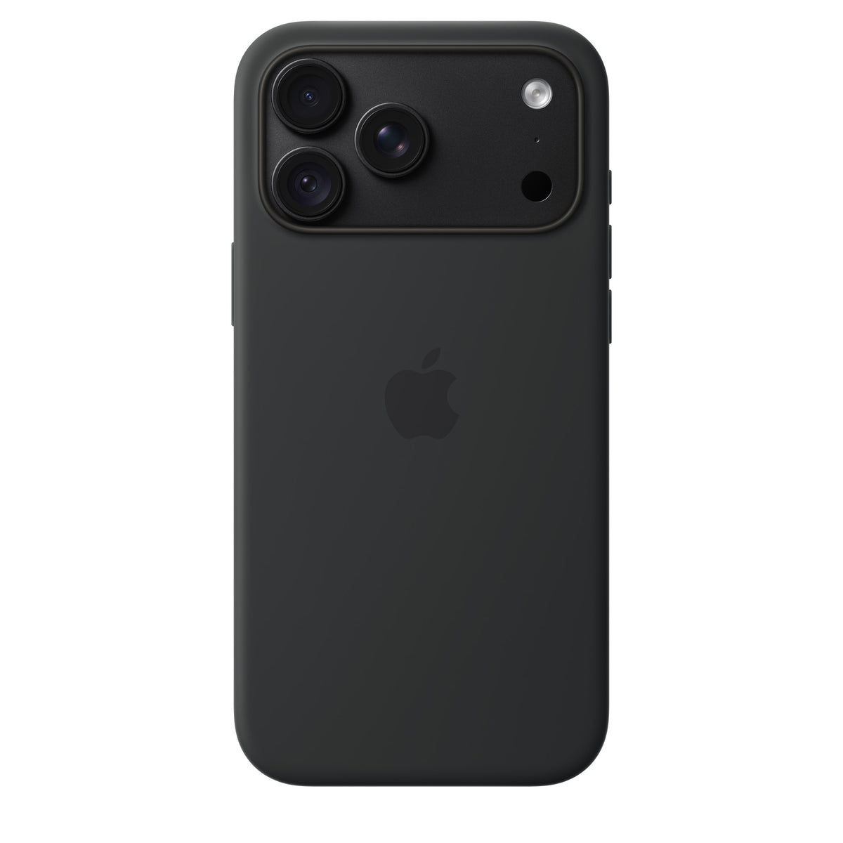 iPhone 18 Pro Max Silicone Case with MagSafe in Black - back exterior