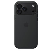 iPhone 18 Pro Max Silicone Case with MagSafe in Black - back exterior