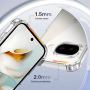 Google Pixel 10A 5G Clear Shockproof Case – crystal clear transparent back