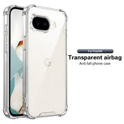 Google Pixel 10A 5G Clear Shockproof Case – matte back