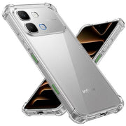 Bumper Back cover Infinix Hot 70 Infinix Hot 60 Infinix Hot 60i Infinix Hot 60 Pro Hot 60 pro plus Hot 50 Pro Plus Infinkx Note 60 Infinix Note Edge Vivo Y200 Vivo Y400 Redmi 13c Redmi 14c Redmii 15c Transparent with Camera protection soft jelly material