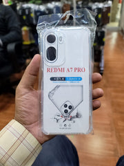 Bumper Back cover Redmi A7 Pro Transparent with Camera protection soft jelly material