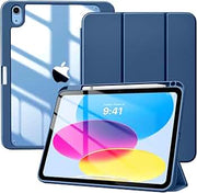 Evo Clear Folio Tablet Case for 10th Generation 10.9 inch 11 2025 11 inch A16 Smart case with pen holder space