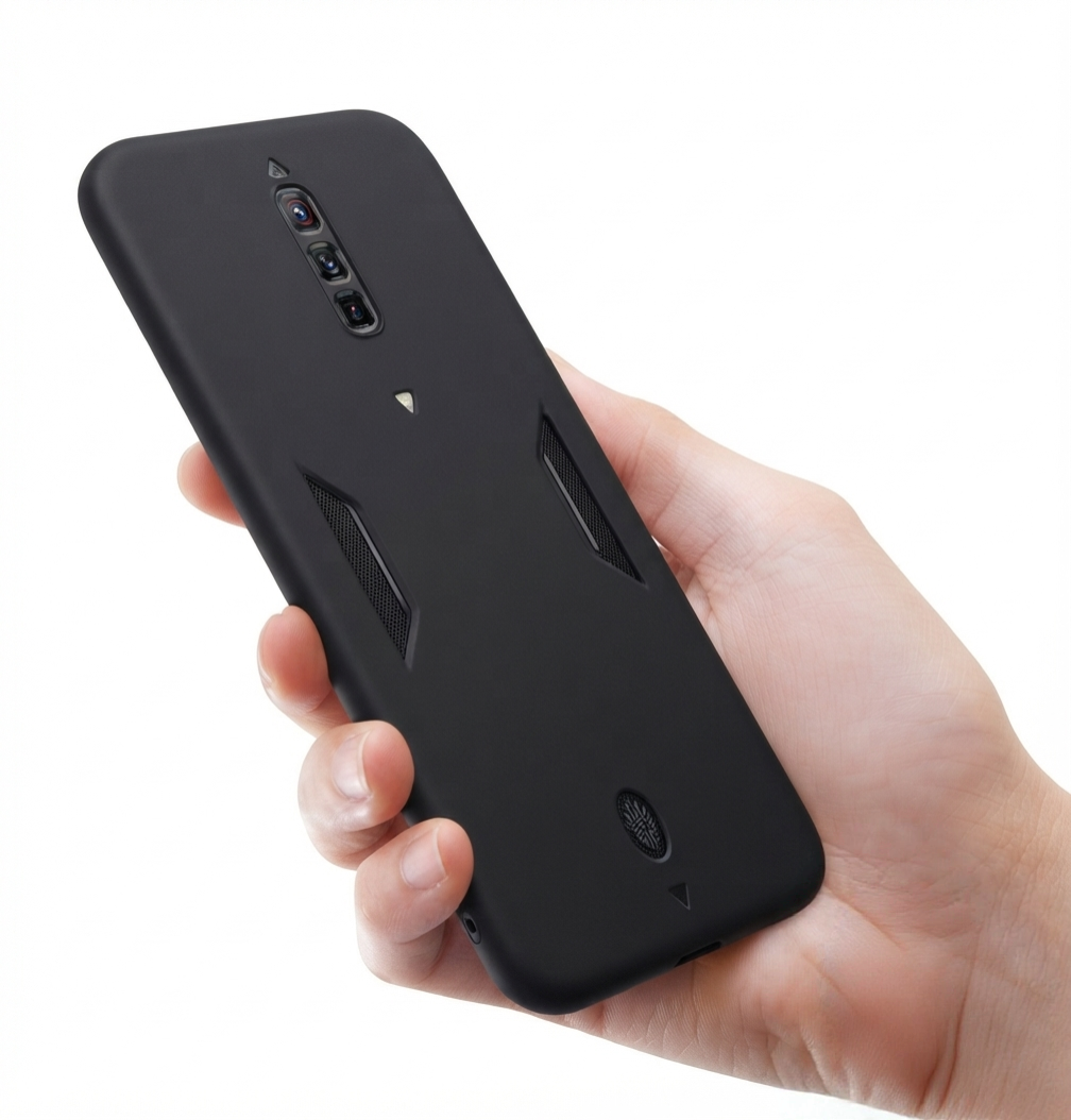 ZTE Nubia RedMagic 6 / RedMagic 6s / RedMagic 6 Pro Case Soft TPU Slim Smooth Flexible Protective Phone Cover - Black Matte