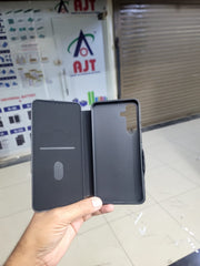 Fiber fusion book cover for Samsung S25 FE Flip Cover