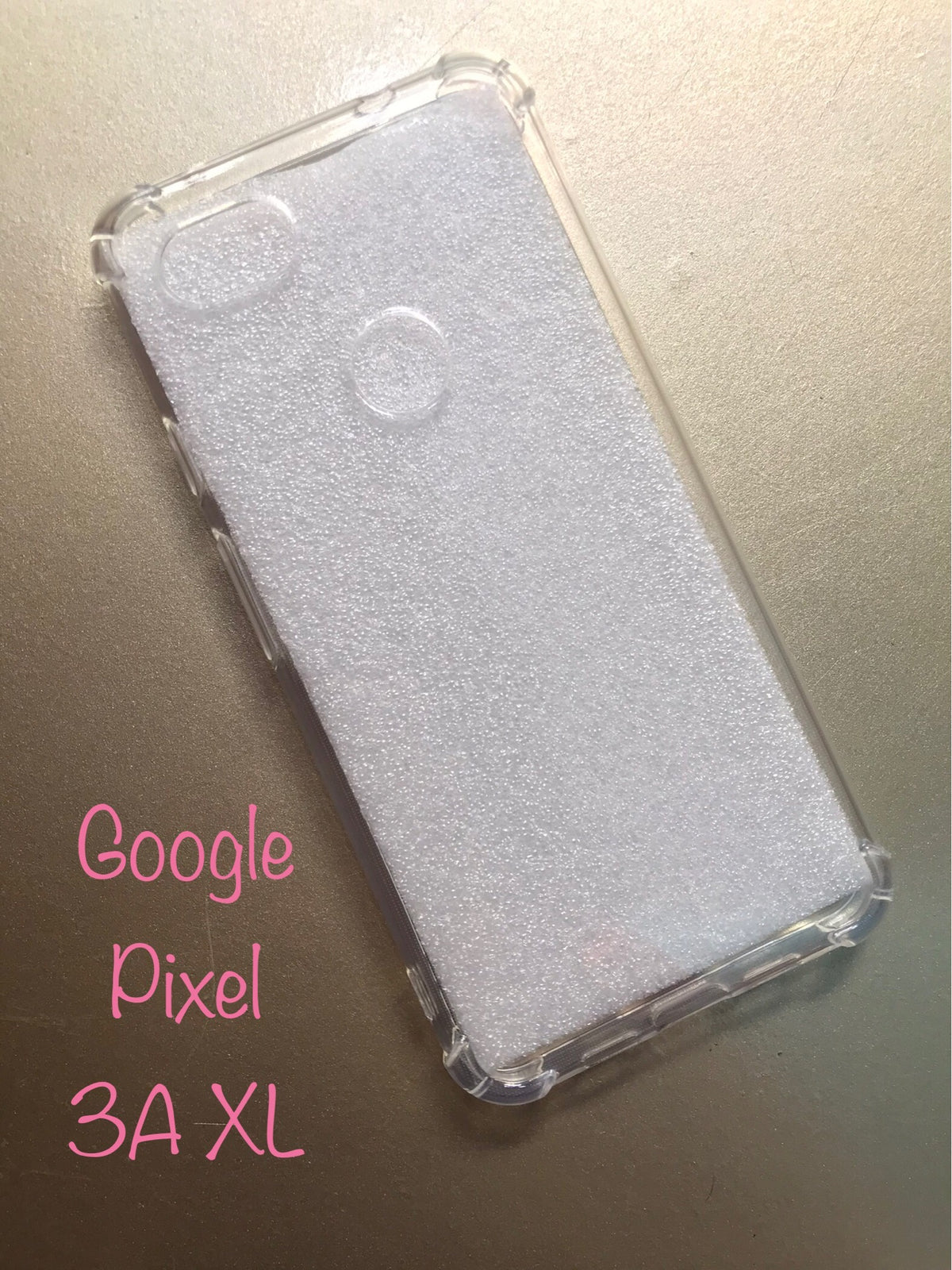 Google Pixel 3a XL Clear Anti-Shock Bumper Case – Transparent Soft Back Cover