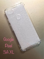 Google Pixel 3a XL Clear Anti-Shock Bumper Case – Transparent Soft Back Cover