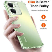 Bumper Back cover Infinix Hot 70 Infinix Hot 60 Infinix Hot 60i Infinix Hot 60 Pro Hot 60 pro plus Hot 50 Pro Plus Infinkx Note 60 Infinix Note Edge Vivo Y200 Vivo Y400 Redmi 13c Redmi 14c Redmii 15c Transparent with Camera protection soft jelly material