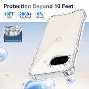 Google Pixel 10A 5G Clear Shockproof Case – air cushion bumper