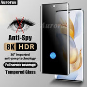 UV Glue Privacy Glass Screen Protector for infinix Zero 40 UV Glue PEEP ANTI-SPY 3D EDGE