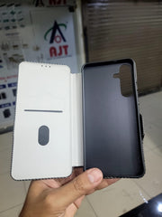 Fiber fusion book cover for Samsung S25 FE Flip Cover