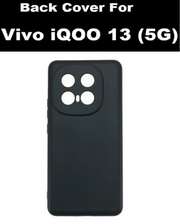 Vivo iQOO 13 5G Cover Soft TPU Slim Smooth Flexible Protective Phone Cover - Black Matte
