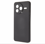 Redmi K80 Pro Black Matte Soft TPU Case – black matte finish