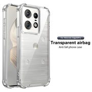 Motorola Edge 50 Pro 5G Clear Shockproof Case – crystal clear transparent back
