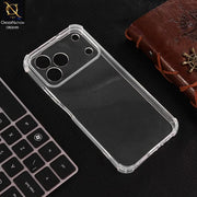 Bumper Back cover Tecno Spark 50 Transparent with Camera protection soft jelly material