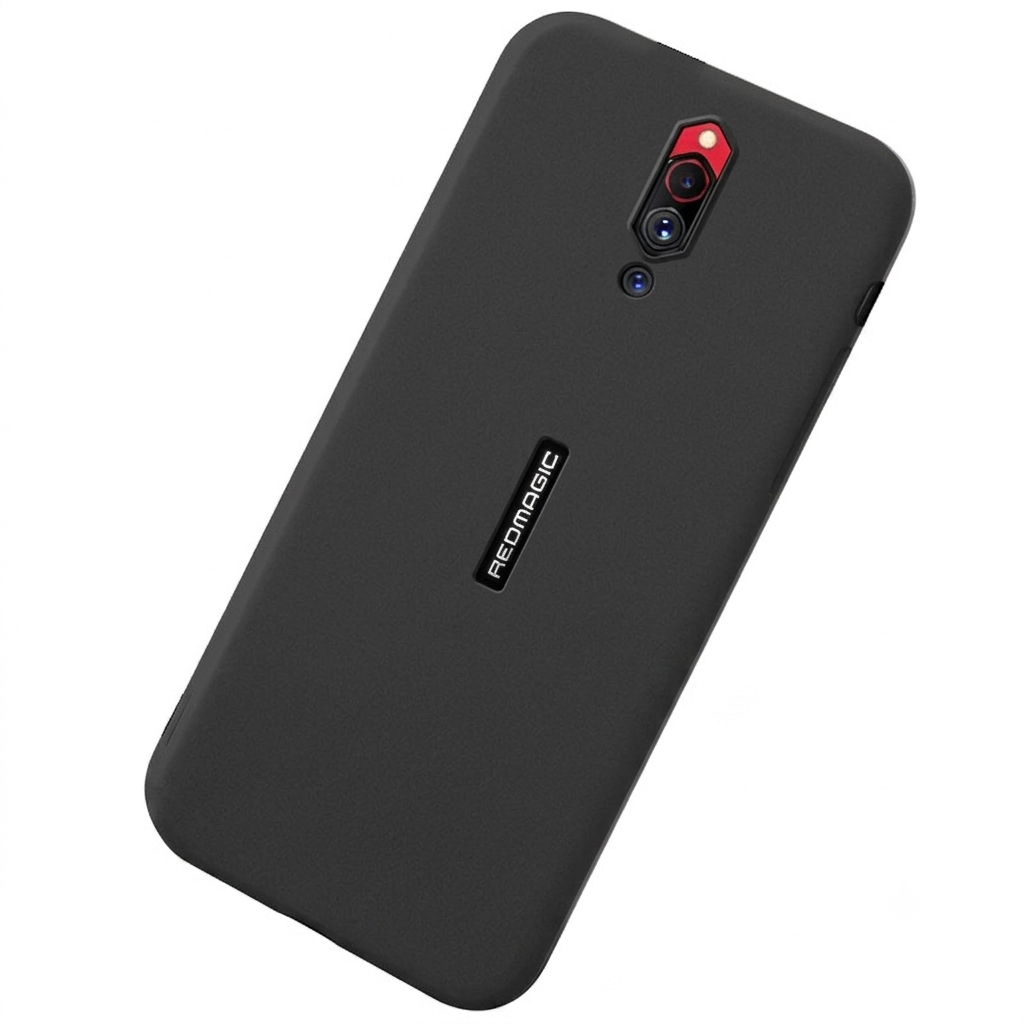 ZTE Nubia Redmagic 5G / ZTE Redmagic 5S Cover Soft Design, Shockproof Soft Silicone Case with Drop Resistance Black TPU Back Cover Case with Camera Protection Bumper Camera Protective Mobile Back Cover