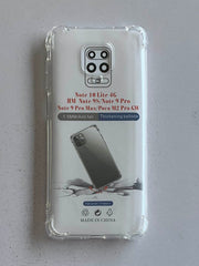 Redmi Note 9S / Note 9 Pro Clear Shockproof Silicone Case – Transparent Back Cover