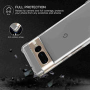 Google Pixel Clear Shockproof Soft Case – crystal clear transparent back