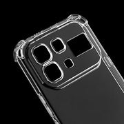 Bumper Back cover Infinix Hot 70 Infinix Hot 60 Infinix Hot 60i Infinix Hot 60 Pro Hot 60 pro plus Hot 50 Pro Plus Infinkx Note 60 Infinix Note Edge Vivo Y200 Vivo Y400 Redmi 13c Redmi 14c Redmii 15c Transparent with Camera protection soft jelly material