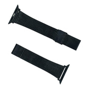 Luxury Stainless Steel Chain Strap Smart Watch - Black, worn view