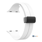42mm 44mm 45m 49mm Ultra Ultra 2 Apple Watch Band Magnetic D-buckle Silicone Sport Strap Replacement Wrist Band for Apple Series 11/10/9/8/Ultra/7/SE/6/5/4/3/2/1, Women Men iWatch Bands