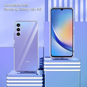 Samsung Galaxy A15 Clear Shockproof Silicone Case with Camera Protection – shockproof corner bumper