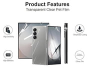 3pcs 360 Matte/Clear Hydrogel Film Protector for Z Fold 7 Front Back Soft Film Screen Protector Cover for Galaxy Z Fold7 Protection